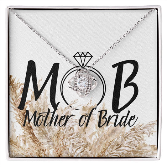 Mother of The Bride, Love Knot Necklace