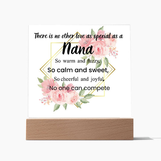 NANA NO OTHER LOVE A SPECIAL,  SQAURE ACRYLIC PLAQUE