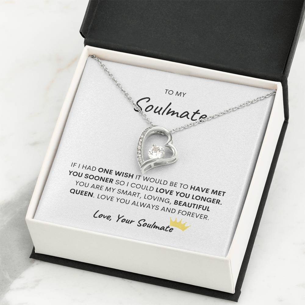 To My Soulmate, Forever Love Necklace