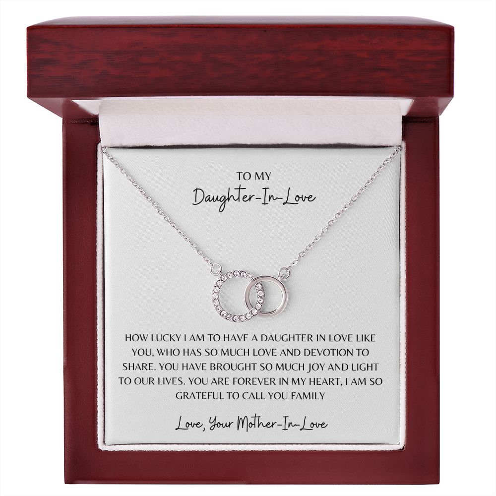 To My Daughter In Love, Love Your Mother In Love, Perfect Pair Necklace