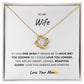 TO MY WIFE LOVE KNOT NECKLACE