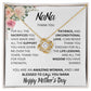 NA-NA THANK YOU, HAPPY MOTHERS DAY, LOVE KNOT NECKLACE