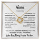 NANA THANK YOU, LOVE ALWAYS, LOVE KNOT NECKLACE