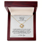 TO MY BEAUTIFUL WIFE I AM THANKFUL, LOVE KNOT NECKLACE