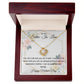 TO MY SISTER IN LOVE FLORAL, HAPPY MOTHERS DAY, LOVE KNOT NECKLACE