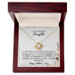 TO MY AMAZING DAUGHTER, HAPPY MOTHERS DAY, LOVE KNOT NECKLACE