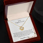 TO MY DAUGHTER IN LOVE, HAPPY MOTHERS DAY, LOVE KNOT NECKLACE