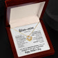 GLAM-MOM THANK YOU, HAPPY MOTHERS DAY, LOVE KNOT NECKLACE